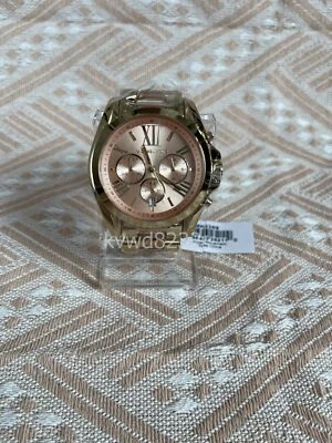NEW Michael Kors Bradshaw MK6359 Two-Tone Chronograph Dial Analog Women's Watch - Image 1 of 4