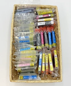 Bundle of Sealed Ink Cartridges for Epson(x20) and Canon (x13) Printers      K12 - Picture 1 of 12