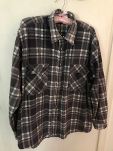Dark Colour Tartan Flannelette Shirt Size XXL - Picture 1 of 6