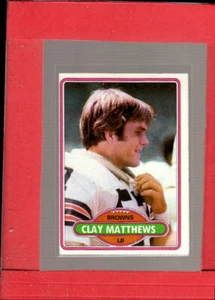 1980 Topps #418 Clay Matthews NM+ RC Rookie Browns ID:61176 - Picture 1 of 2
