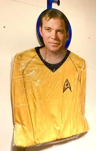 Offizielles Star Trek CAPTAIN KIRK Top Uniform Trekkie Kostüm bedruckt Detail - Bild 1 von 1