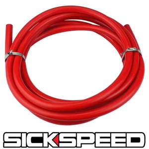 3 METERS RED SILICONE HOSE FOR HIGH TEMP VACUUM ENGINE BAY DRESS UP 8MM P4 - Picture 1 of 1