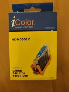 Canon iColor Tintenpatronen Cyan Für Canon BJC8200 S800/ i990 Und Andre Sehen... - Bild 1 von 8
