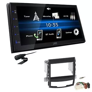 JVC 2 DIN Digital Autoradio Bluetooth für Ssangyong Korando 2010-2013 schwarz - Bild 1 von 5