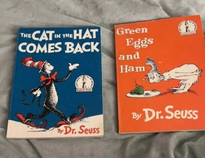 The Cat In The Hat Comes Back & Green Eggs and Ham Dr. Seuss Paperback Pre-owned - Image 1 of 4
