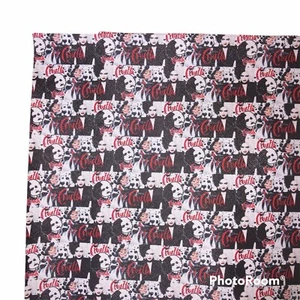 Printed Faux Leather Vinyl Roll Cruella D’vel 12x54 Inches - Picture 1 of 1