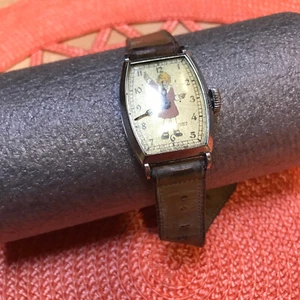 Vintage Original LITTLE ORPHAN ANNIE Wrist Watch Parts Repair manual Wind - Picture 1 of 4