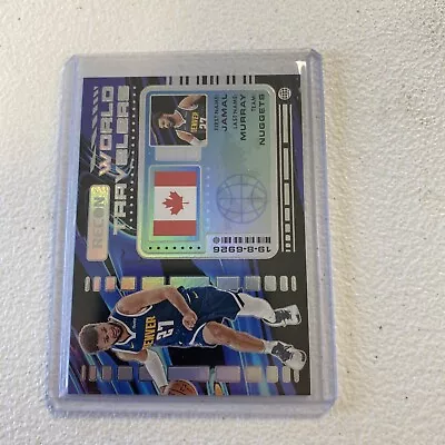 2023-24 Panini Recon Basketball World Travelers Jamal Murray #8 Denver Nuggets - Image 1 of 2