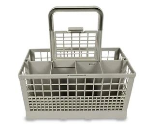 Universal Dishwasher Cutlery Silverware Basket Holder Grey Forks Knives Spoons - Picture 1 of 3