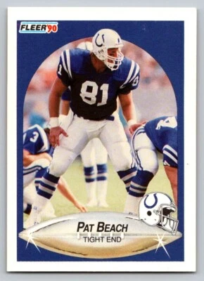 1990 Fleer - #227 Pat Beach - Image 1 of 2