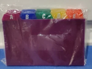 Nuovi divisori schede indice Esselte 73153 - 3x5 schede alfabetiche multicolore A-Z - Foto 1 di 6