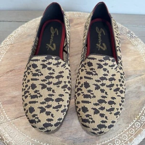 Seven7 Amber Ballet Flat Cheetah Slip-On Flats Loafers Minimalist Walking Size 9 - Picture 1 of 10