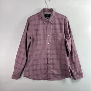Camisa Charles Tyrwhitt Hombres Mediana Cuadros Manga Larga Calce Ajustado Informal Algodón - Imagen 1 de 13