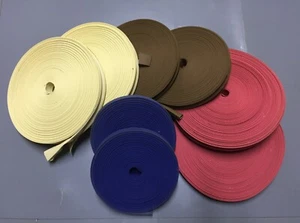 LEATHER LOOK BIAS BINDING 20mm wide 25 30 & 50 metre rolls FREE POST - Picture 1 of 9