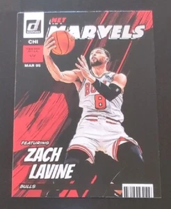 π2022-23 Zach Lavine Panini Donruss Net Marvels Insert 20 Chicago Bulls Card NM - Picture 1 of 2