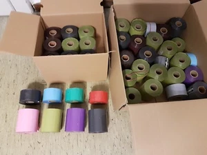 50 Stck Prägefolie Heißprägefolie Folie Rolle Leder prägen Deko Bastel Band bunt - Bild 1 von 3