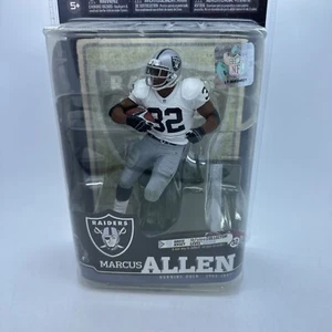 NFL McFARLANE MARCUS ALLEN #32 RAIDERS LEGENDS Serie 6 Camiseta Blanca Salón de la fama - Imagen 1 de 13