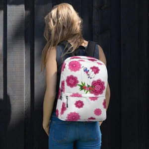 420 hands pink mandala Backpack - Picture 1 of 3