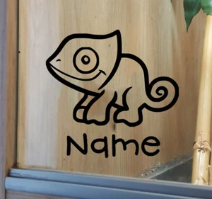 ** Chameleon Customised Vivarium Decal Sticker ** - Picture 1 of 2