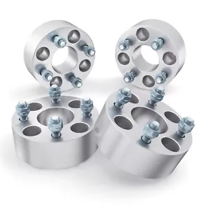 4pc 2" Thick Golf Cart Wheel Spacers 4x4 to 4x4 with M12x1.25 Studs Nuts 4x101.6 - Picture 1 of 7