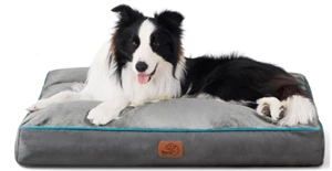 Waterproof Dog Beds for Large Dogs - 4 Inch Thicken Up to 80lbs Pet Mat Pillows - Picture 1 of 7