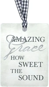 AMAZING GRACE LASER CUT STAINLESS STEEL BOOKMARK 3 1/2” - Bild 1 von 1
