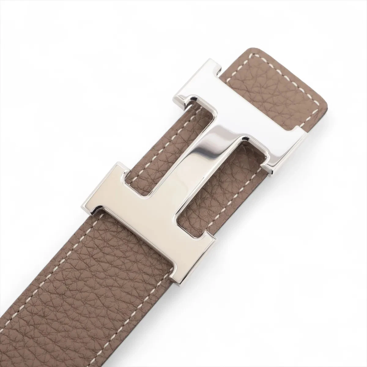 HERMES アイボリー レザー ベルト 80 Hermes H Belt 95 for sale | eBay