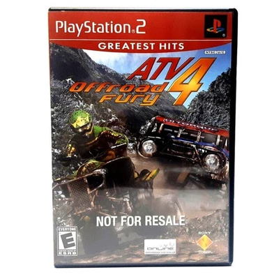 ATV Offroad Fury 4 Greatest Hits NOT FOR RESALE Version (PS2, 2006) Complete - Image 1 of 4