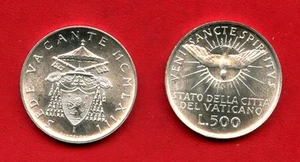 1963 - VATICANO - LOTTO/M43621 - 500 LIRE ARGENTO SEDE VACANTE - Bild 1 von 1