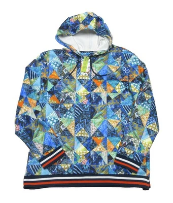 Мужская толстовка с капюшоном Robert Graham разноцветная сломанная плитка графический принт 265 долл. США - Изображение 1 из 3