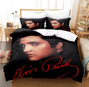 Elvis Presley Quilt Cover 3D Print Queen Size - Bild 1 von 1