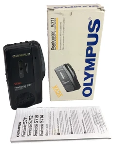 Olympus Pearlcorder S711 MicroCassette Diktiergerät Diktiergerät im Koffer OVP - Bild 1 von 24
