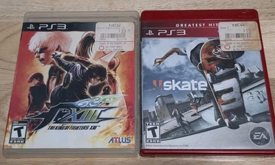 PS3 Game Bundle Lot of 2: King Of Fighters XIII, Skate 3 (READ DESCRIPTION) - Image 1 of 3