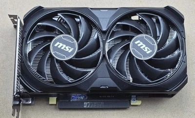 MSI VENTUS GeForce RTX 4060 Ti 2X BLACK 8G OC 8GB GDDR6 PCIe 4.0x8 Graphics GPU - Image 1 of 4