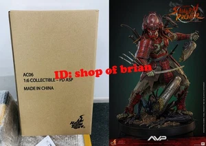 En stock Nuevo Hot Toys AC06 1/6 Alien vs. Figura Depredador Akaoni Samurai Depredador - Imagen 1 de 20