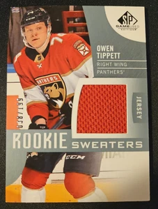 17-18 SP Game Used Owen Tippett Rookie Sweaters Jersey Florida Panthers #/199 - Picture 1 of 3