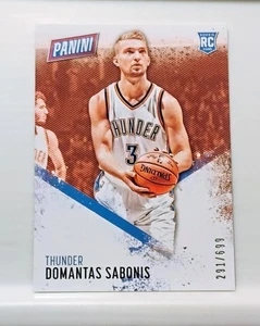 Domantas Sabonis Rookie Color Match #/699 - 2016-17 Panini Day #51 - Picture 1 of 2