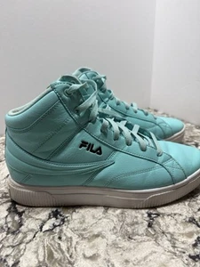 Fila RESORT ACCESS HIGH TOP SNEAKER IN ARBL EU 42.5 Men 9.5 Women 11 Teal - Picture 1 of 11