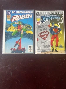 2 Stück - Robin Annual #1 Eclipso und Superman 501 1993 DC Comics - Bild 1 von 3