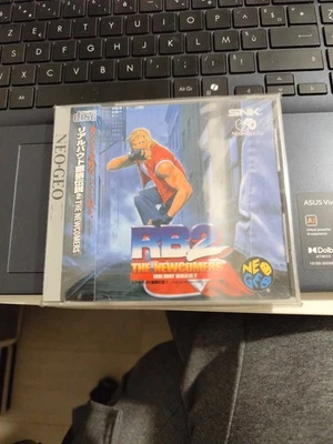SNK Neo Geo CD CDZ Real Bout Fatal Fury 2 The Newcomers cover & case replacement - Immagine 1 di 4