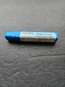 NEW NIAGARA CUTTER COATED END MILLS TWO PLATE DOUBLE END HSS 3/16 CUTTER & SHANK - Picture 1 of 8