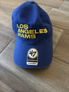 Los Angeles Rams Mütze royalblau/gelb verstellbar neu Hut Einheitsgröße - Bild 1 von 6