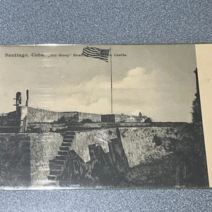 Spanish American War USA FLAG OVER MORRO CASTLE SANTIAGO DE CUBA - Picture 1 of 4