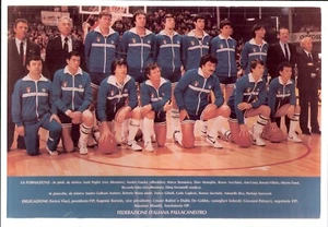 Original 1983 Italian National Team 7 1/4 x 10 1/2 Color Photo - Picture 1 of 1