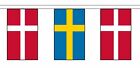 Denmark Friendship Flag Polyester Bunting - Premium Quality