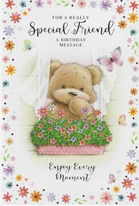 FOR A REALLY SPECIAL FRIEND FEMALE BIRTHDAY CARD - Picture 1 of 2