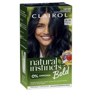 Clairol Natural Instincts Blue Black Permanent Hair Colour Grey Coverage Dye - Picture 1 of 1