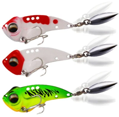 3PCS Metal Jig Fishing Lure Jigging Spoon Hook Spinner Hard Trout Saltwater Bait - Image 1 of 4