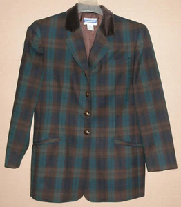 Vintage Pendleton Baird Tartan karierte Wolle 2-teilig Anzug Jacke & Hose grün/braun Gr. 8 - Bild 1 von 8