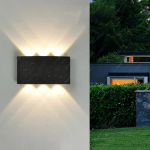 1/10x 2W 4W 6W 8W LED Wall Light Dual Head Sconce Lamp Light Fixture Waterproof - Picture 1 of 16
